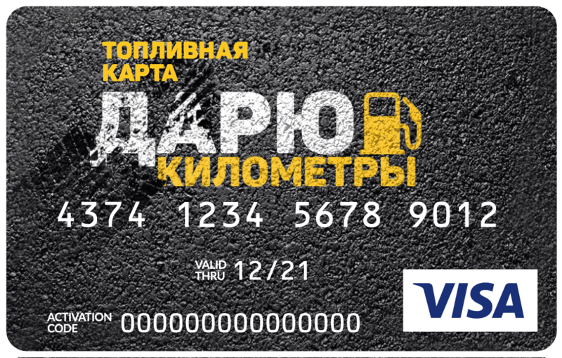 Топливные карты для физических. Rnko Card.