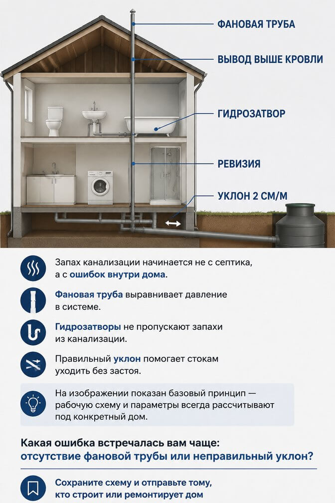 Фановая труба: что это и зачем она нужна?