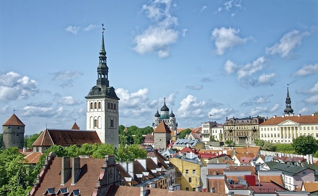 estonia, tallinn, historic center