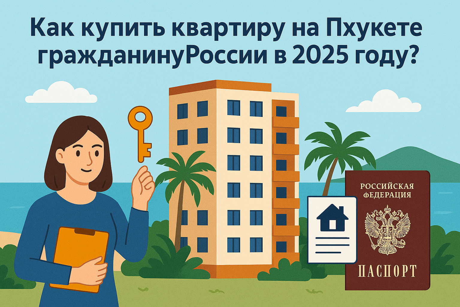 Купить квартиру на Пхукете — мечта для многих, кто влюбился в Таиланд. Рай для зимовки, удалённой работы и жизни у моря круглый год. Но у россиян возникает закономерный вопрос: можно ли купить недвижимость на Пхукете в собственность и как это правильно сд