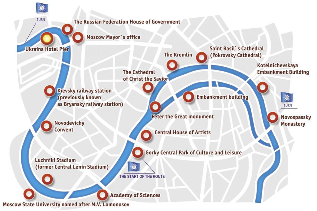 Карта причалов москвы реки москва