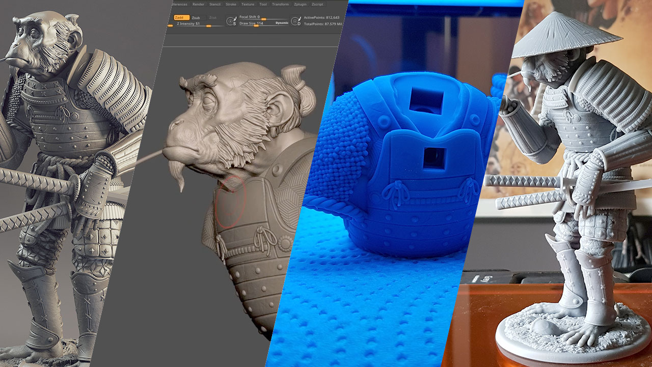 from zbrush to 3d printer