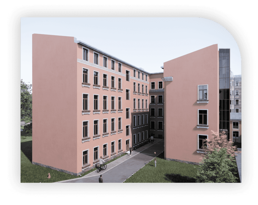 Историческое здание восстанавливается с применением самых передовых технологий и современных материалов. 