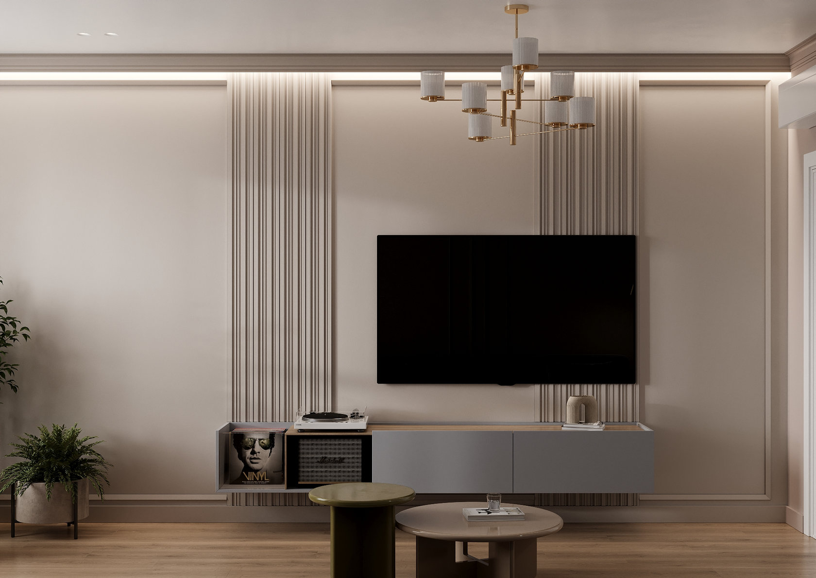 Деталь интерьера квартиры 80 м²