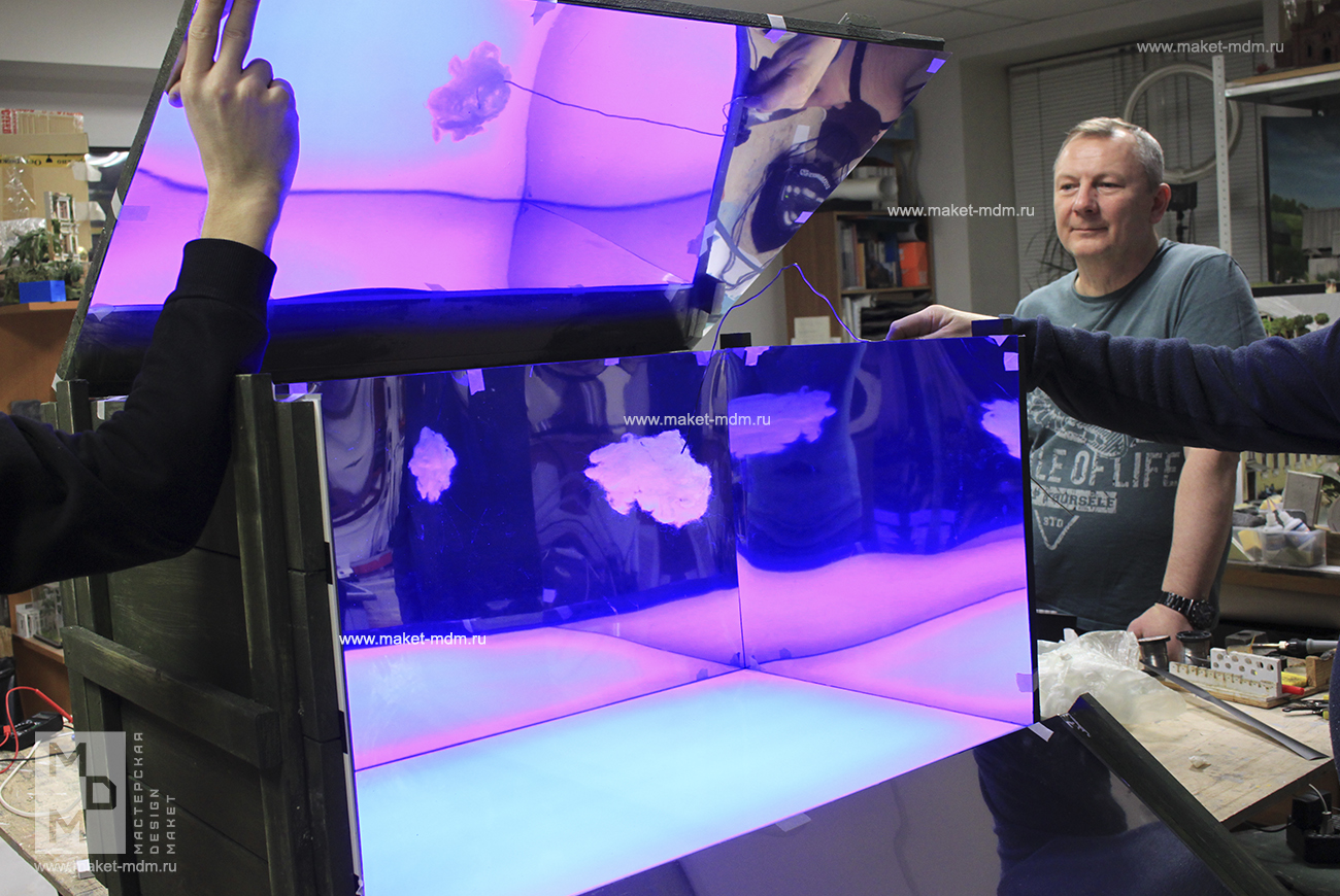 макет облачный полк ТЮЗ