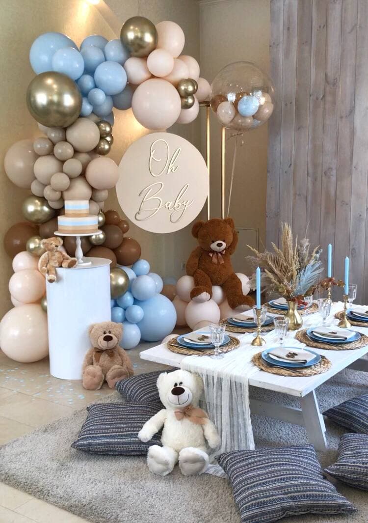 Оформление Baby Shower