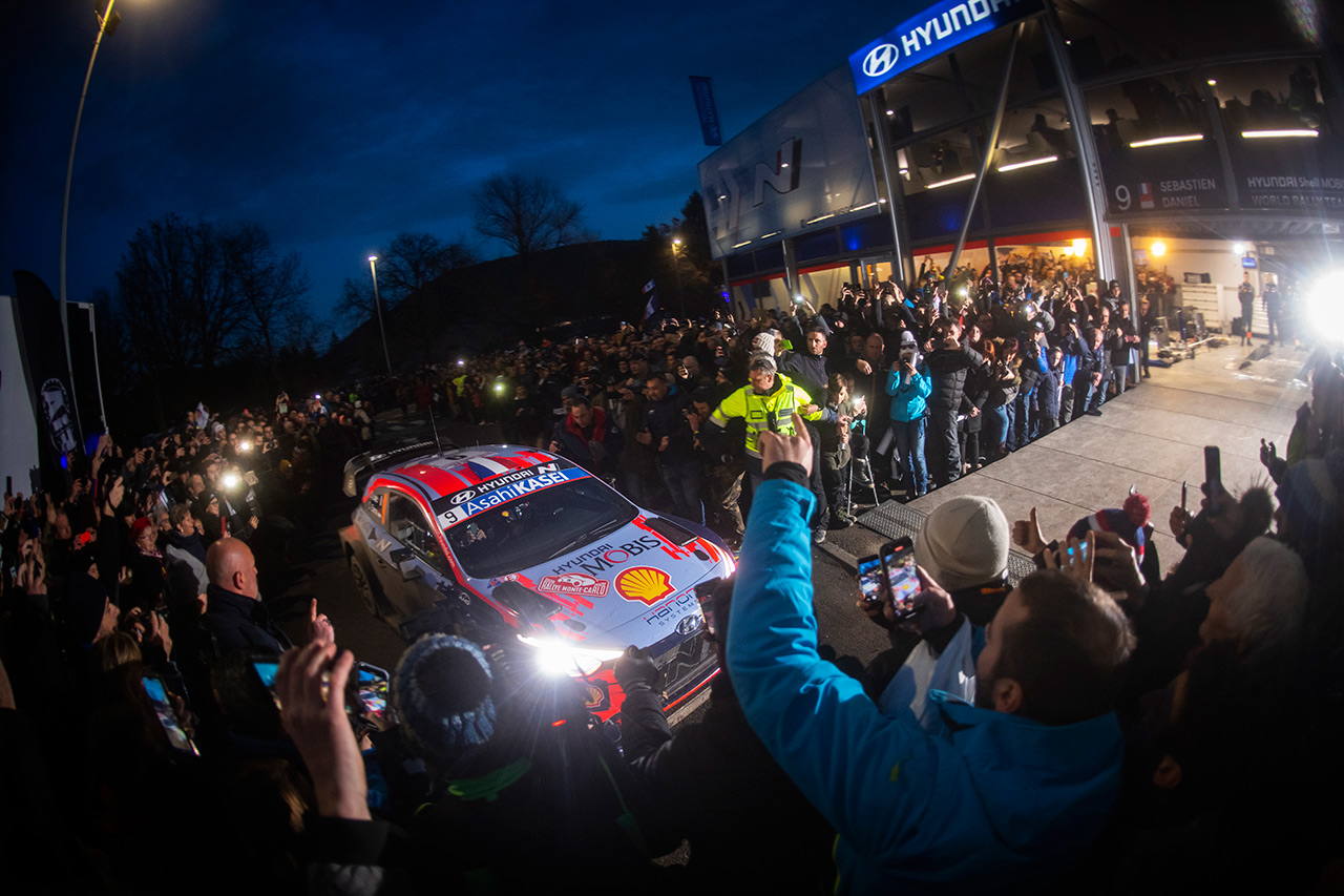 Себастьен Лёб и Даниэль Элена, Hyundai i20 Coupe WRC, ралли Монте-Карло 2020