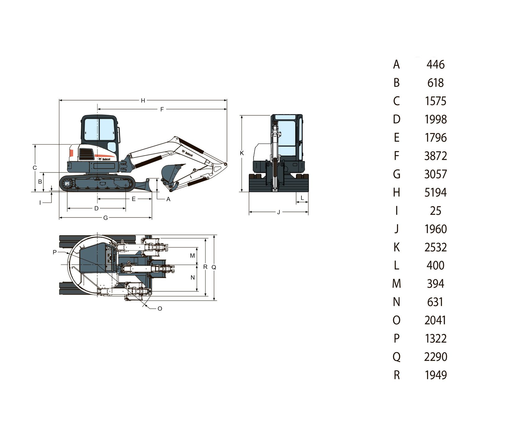 Гусеничный экскаватор Bobcat E55 (Бобкэт). Купить в Иркутске