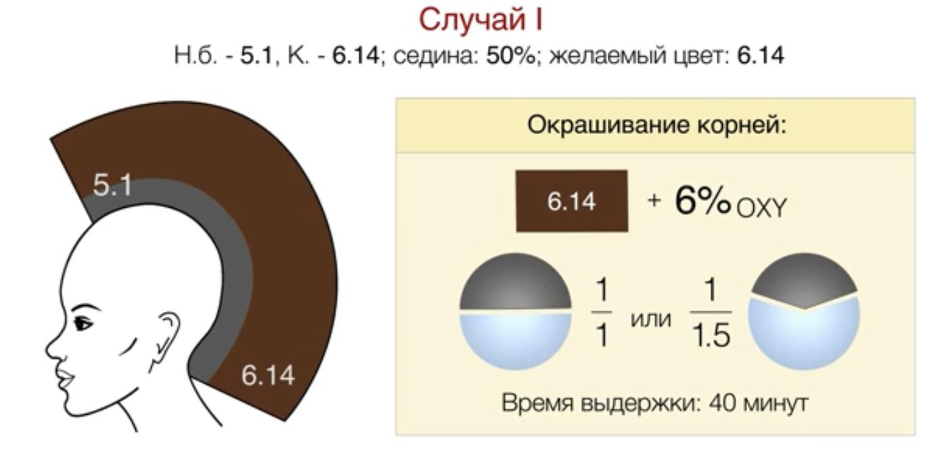 Выполнение окрашивания тон в тон