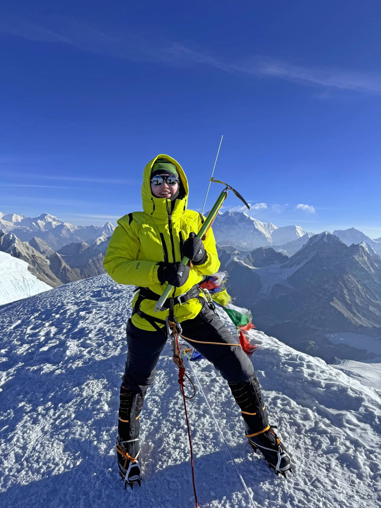 восхождение на Мера пик в Непале, вершина Мера пик с гидами Горного портала