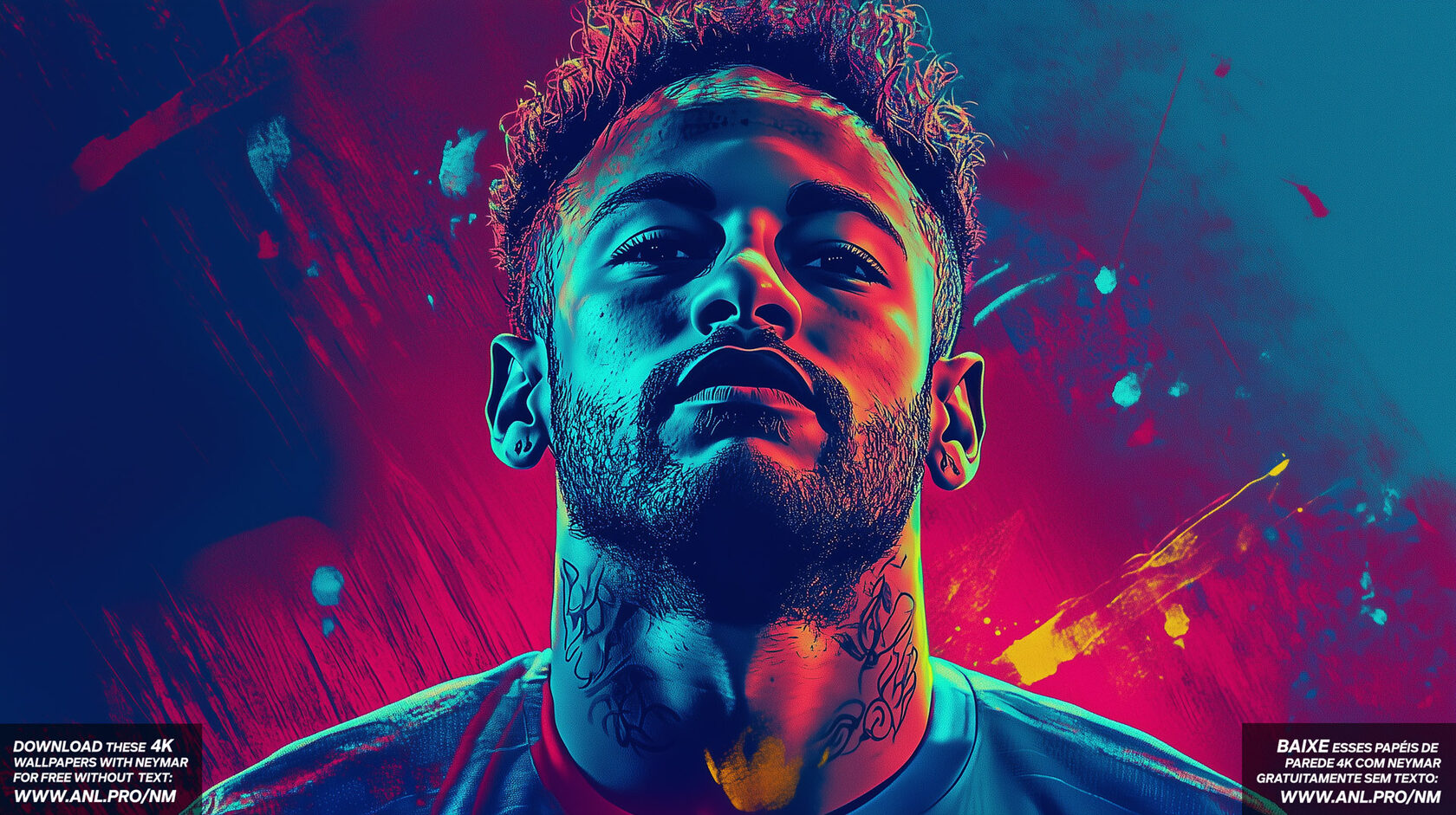 Neymar Jr. papéis de parede para pc 4k 2k 1080p