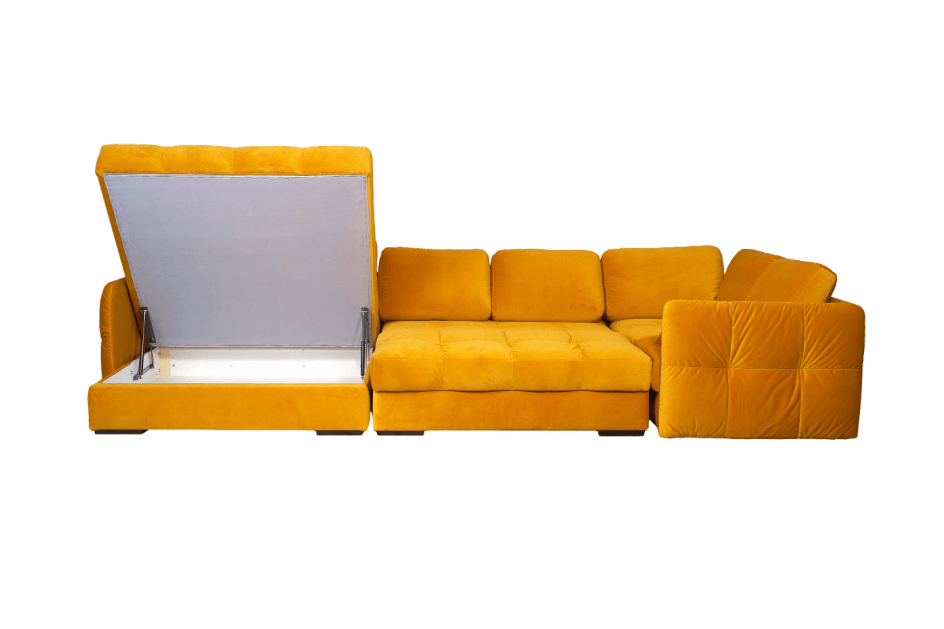 диван модульный желтый