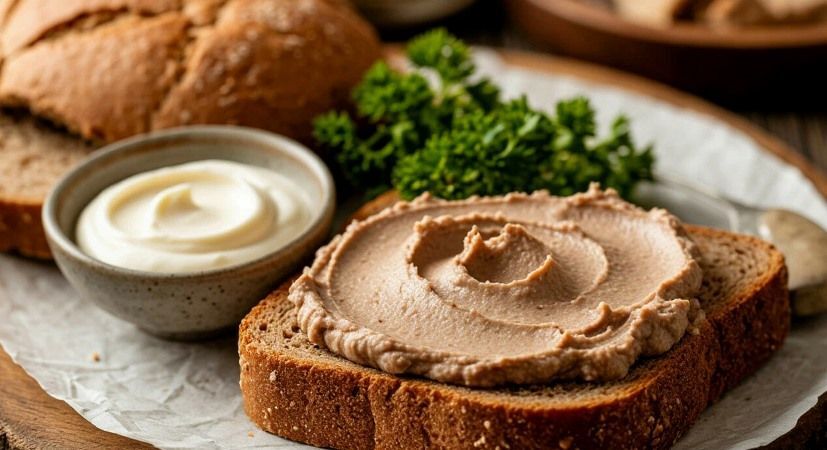 паштет из куриной печени со сливками