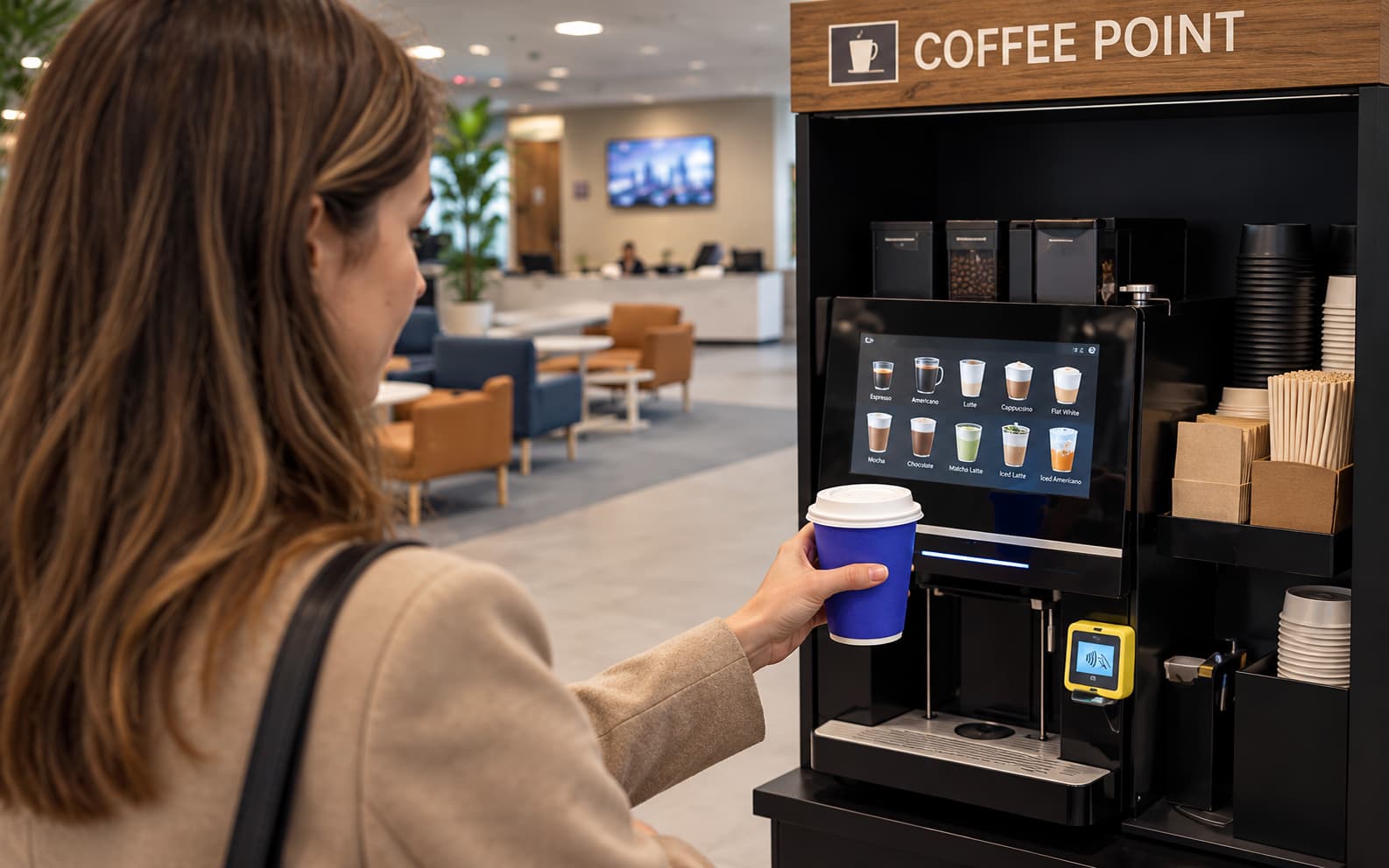 modèle financier automatisé du bar à café