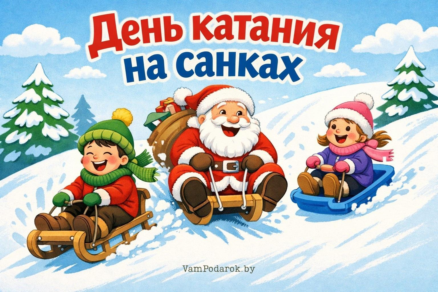День катания на санках