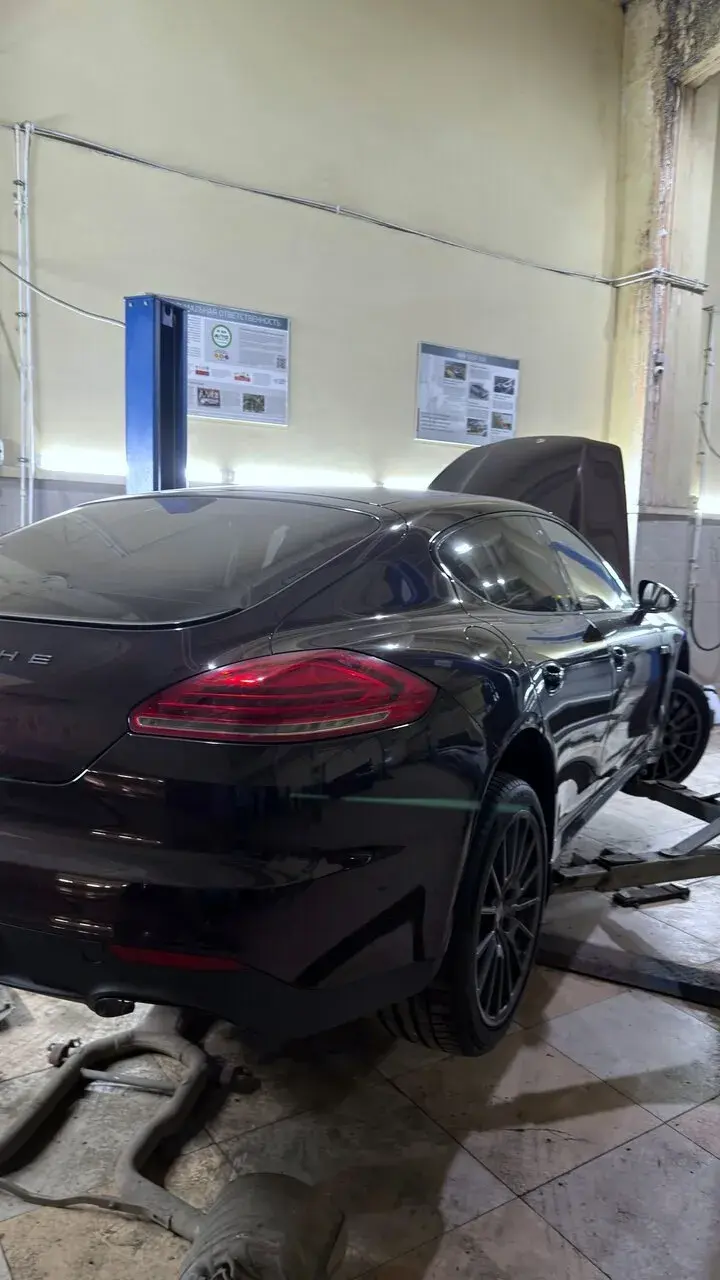 Porsche Panamera в работе — автосервис ВагСтандарт
