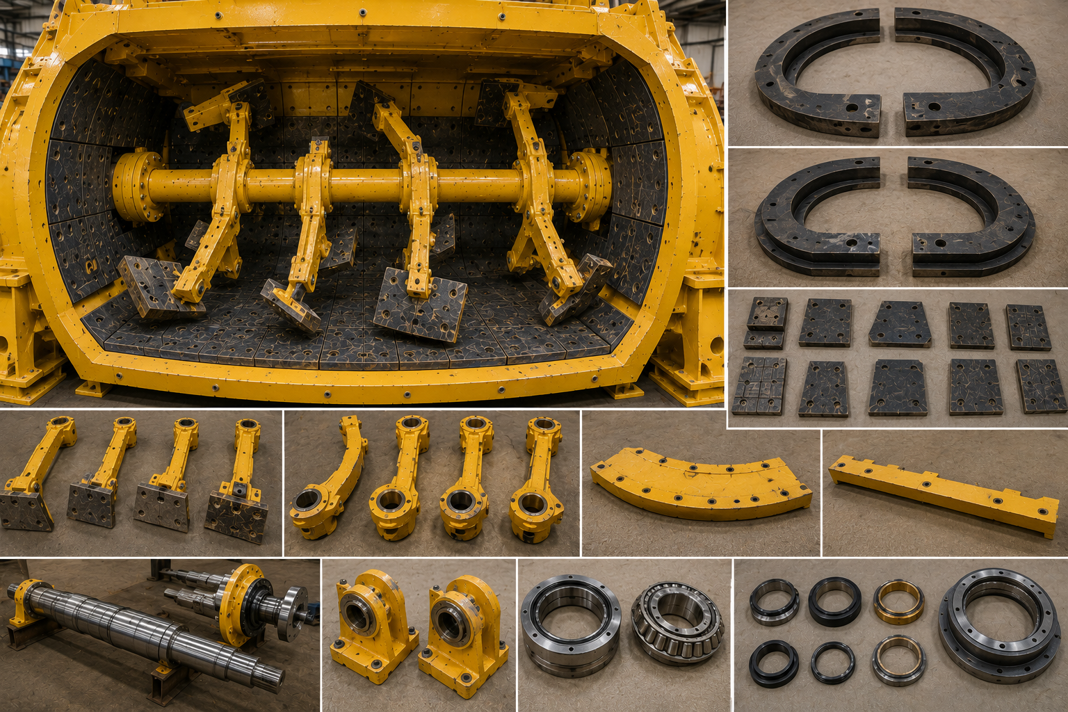 Уплотнительная группа LIEBHERR DW 2.25 и DW 3.0: полукольца и сопряжения