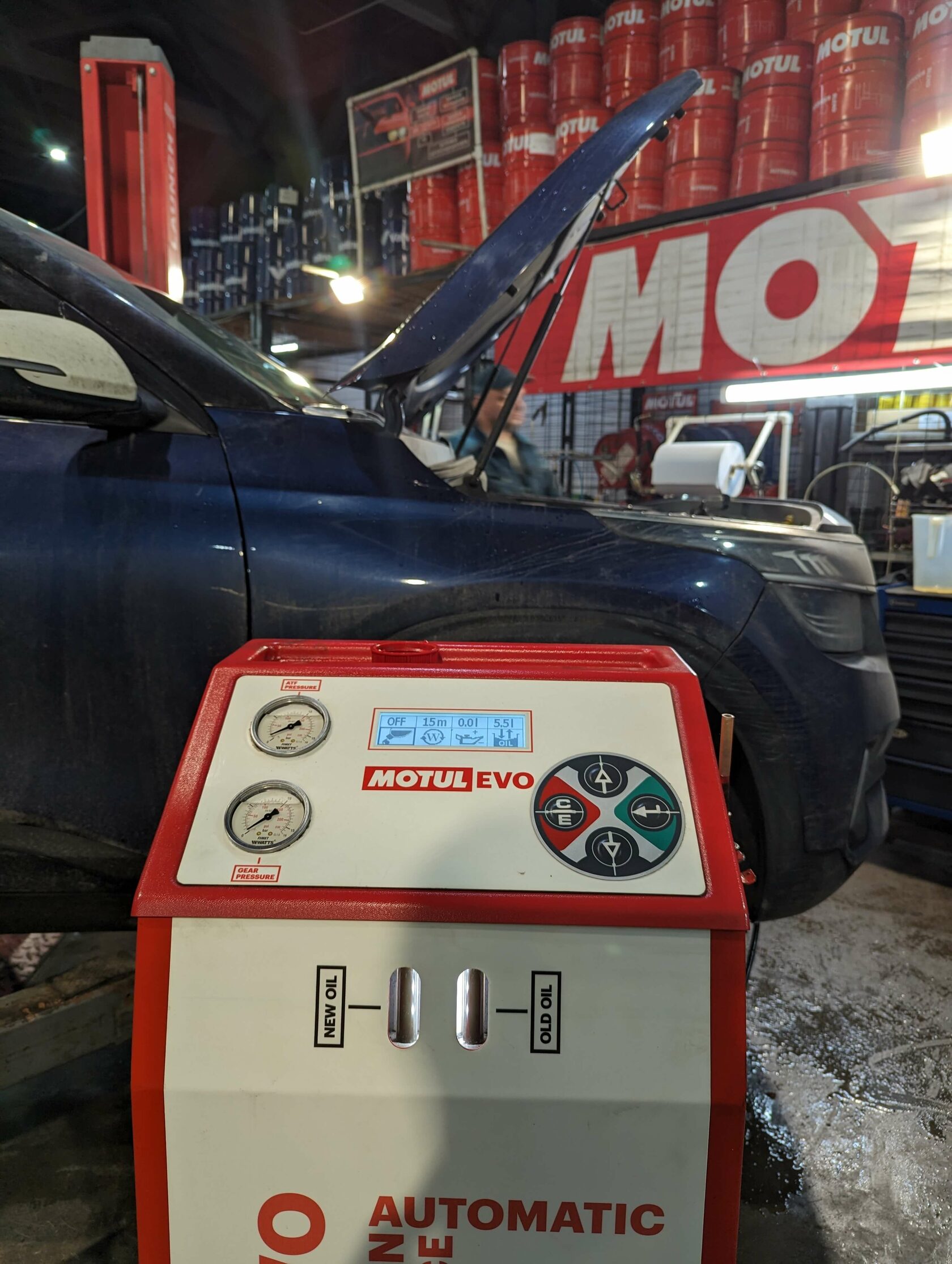 Состояние старого масла CVT