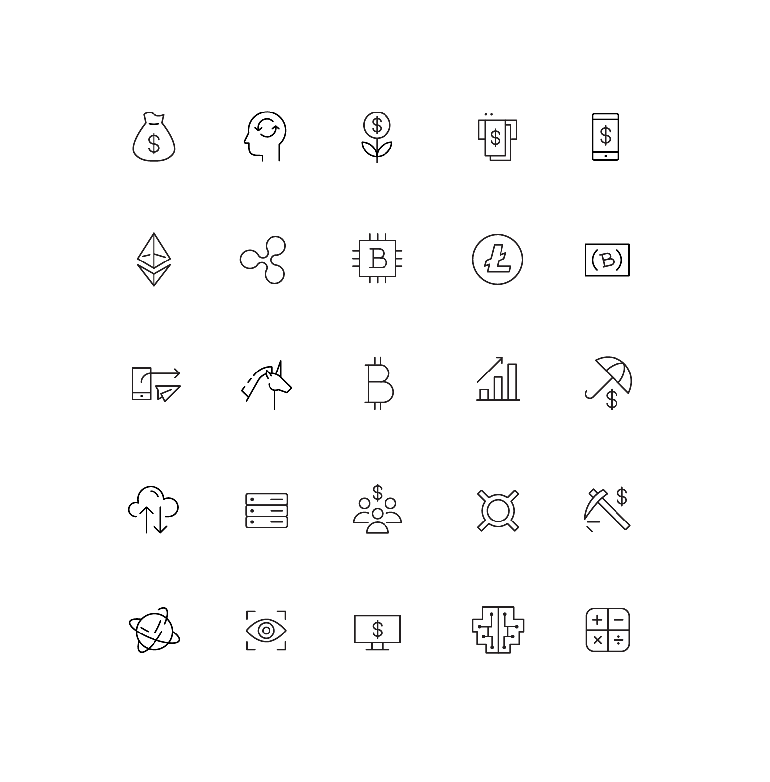 White icons pack