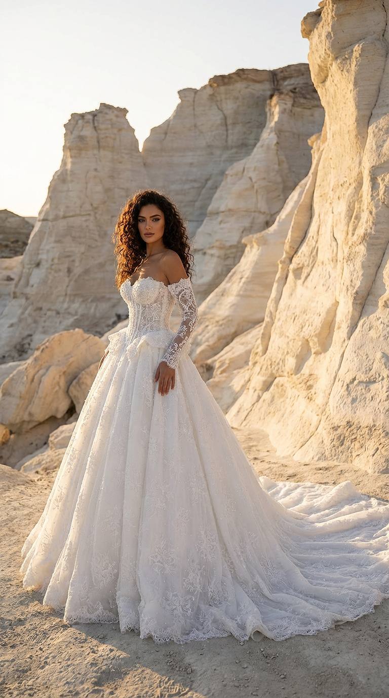 роскошное королевское свадебное платье