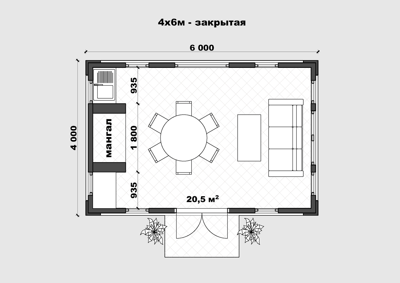 План беседок авс отель