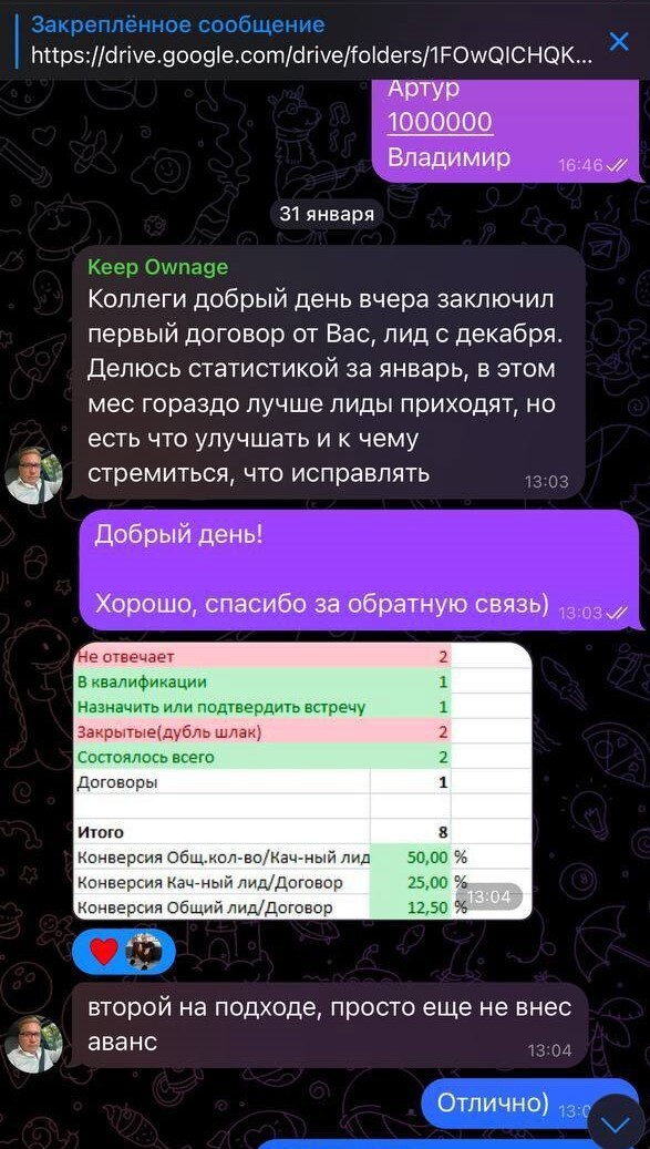 Переписка с клиентом 4
