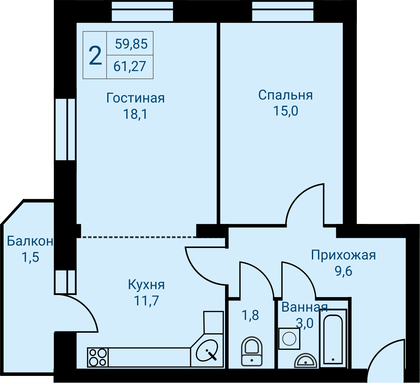 Заречная 1 Свердловский Купить Квартиру