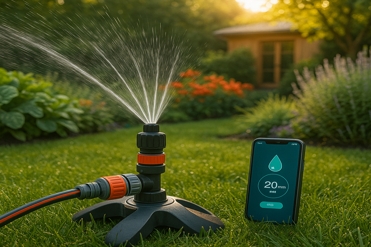 Автоматический полив в умном саду