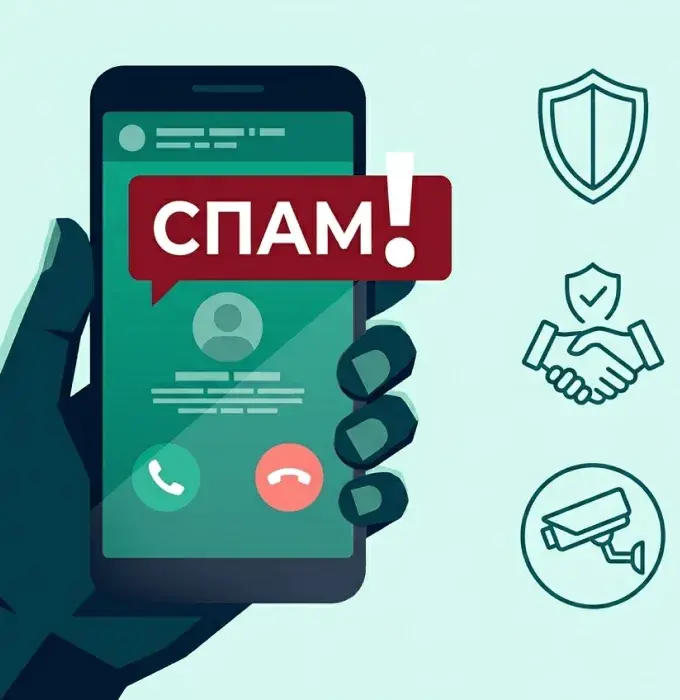 Камера смартфона наведена на квитанцию