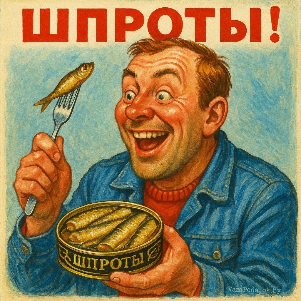 27 мая – День изобретения шпрот - открытка
