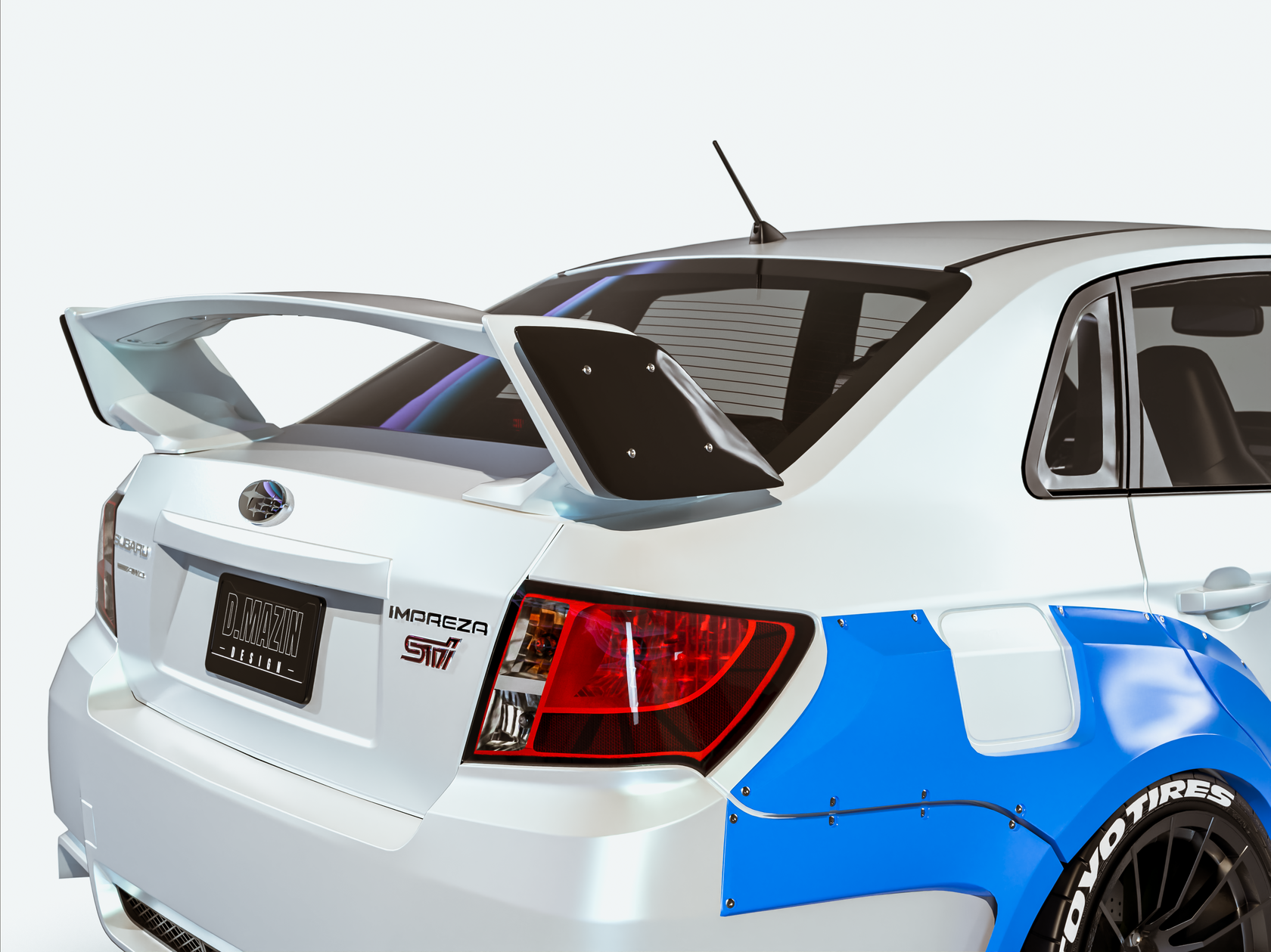 SPOILER EXTENTIONS SUBARU IMPREZA WRX STI GVB/GVF 07-14