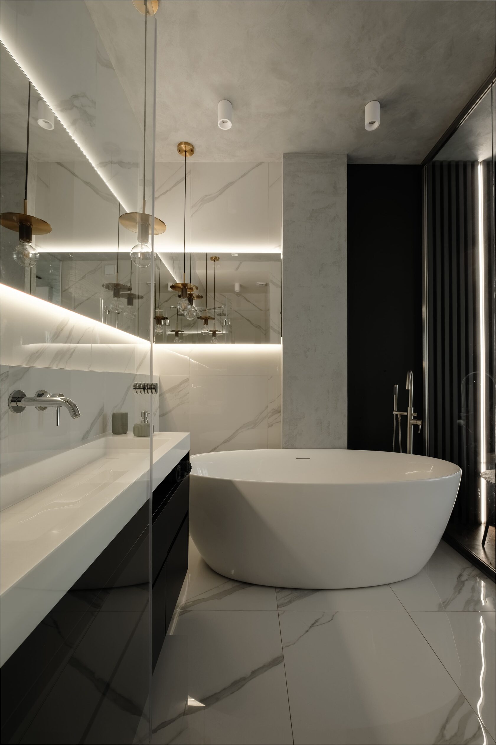 Жилой интерьер в ЖК Golden City 90 м2 | Petrov Design