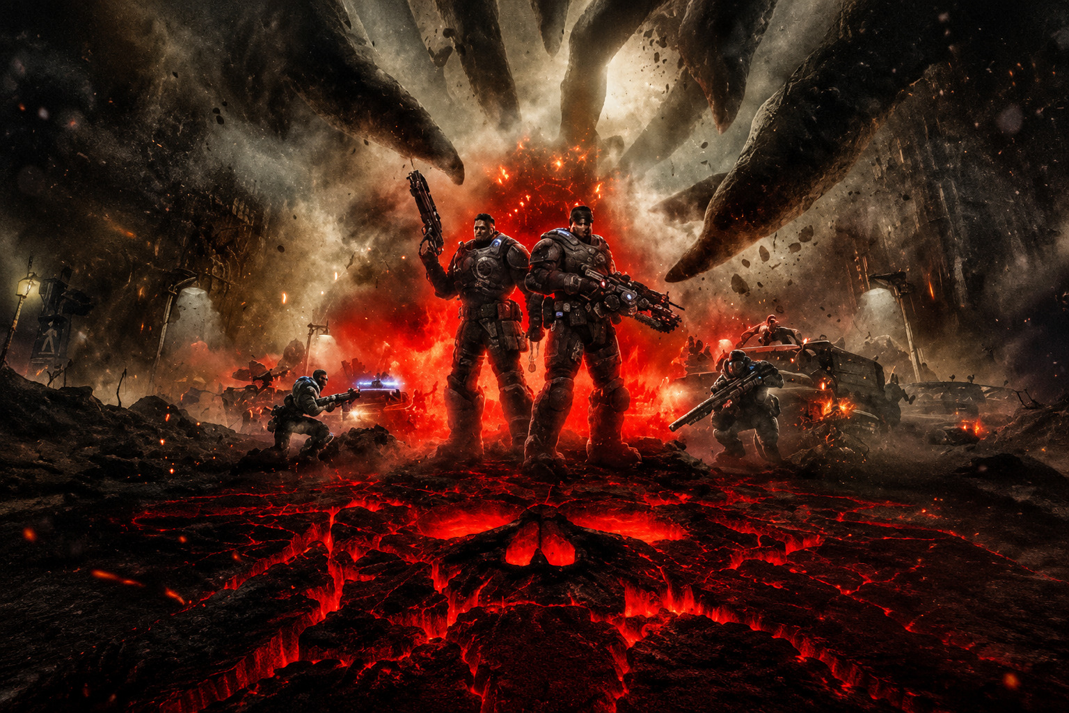 Gears of War: E-Day — обложка игры