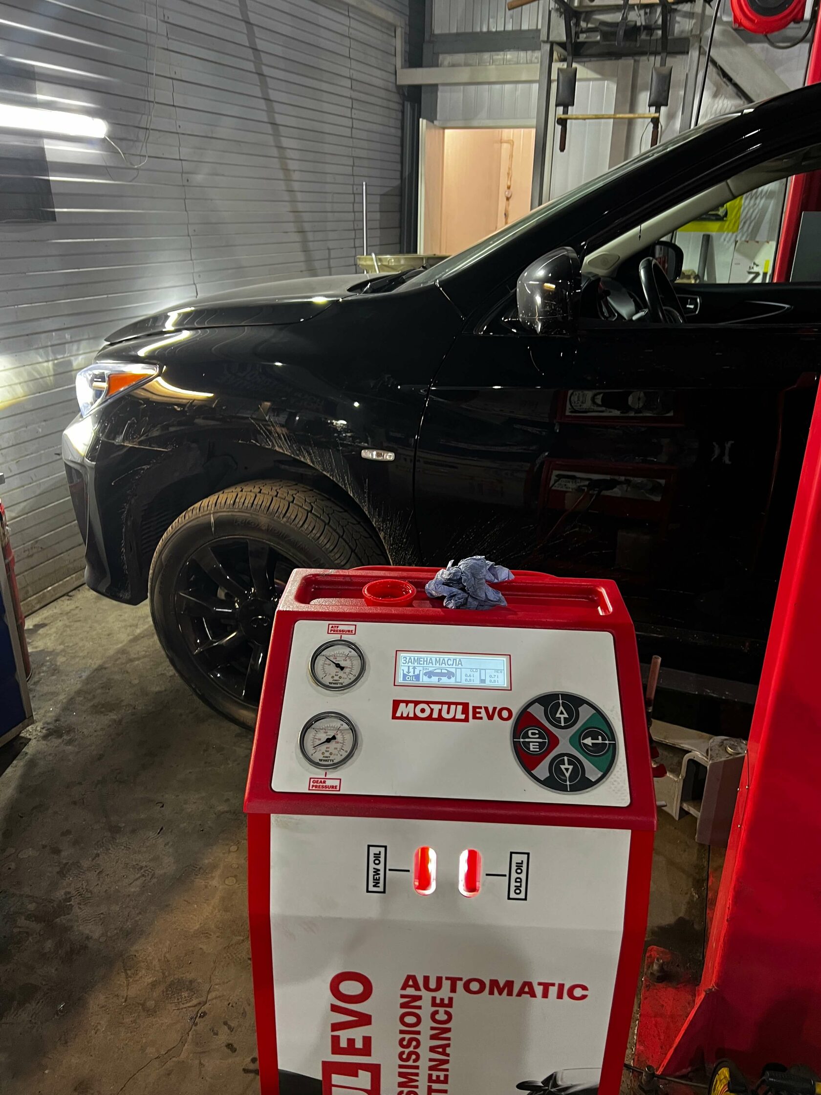 Заправка вариатора новым маслом NS-3