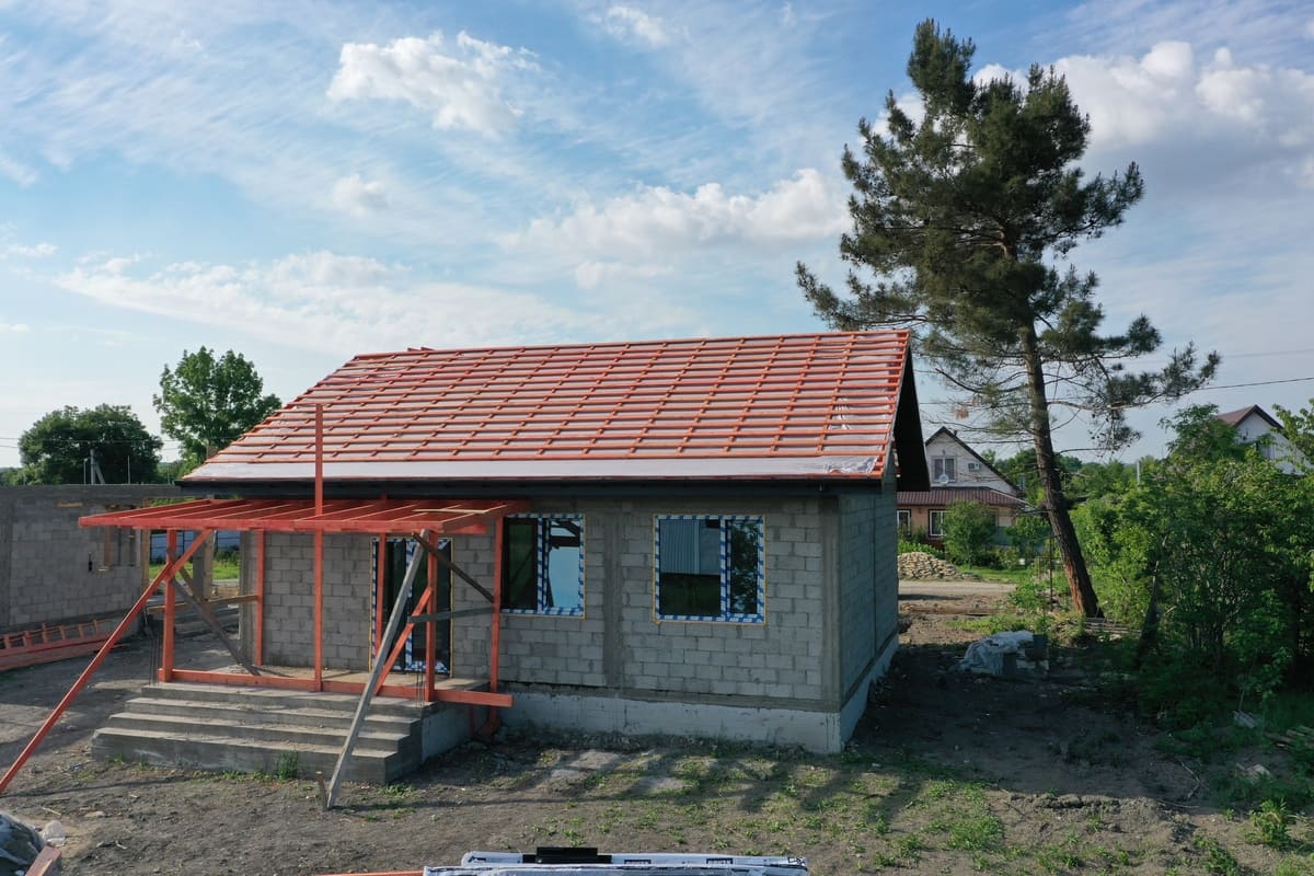 Быстровозводимый дом в Геленджик терраса