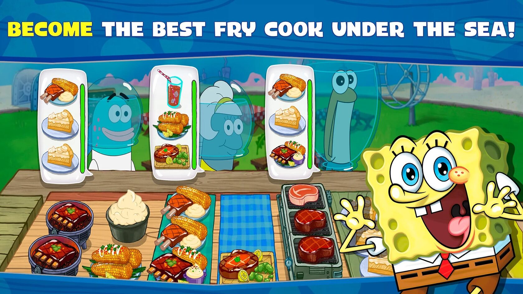 Game preview for SpongeBob: Krusty Cook-Off