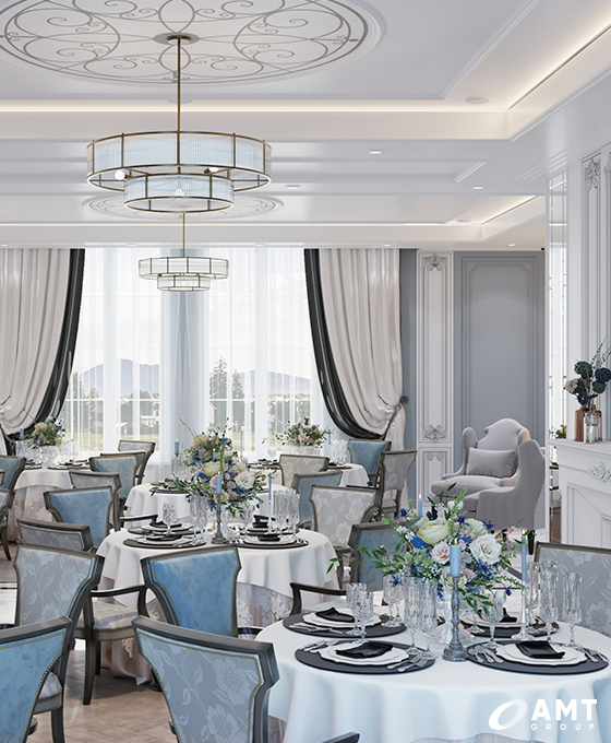 Малый банкетный зал дома торжеств Prince Palace