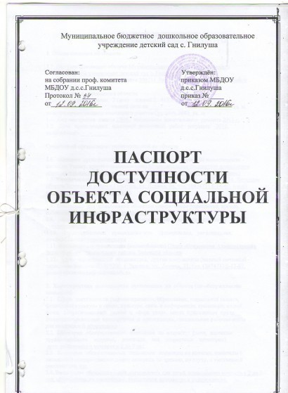 Паспорт образовательной организации образец