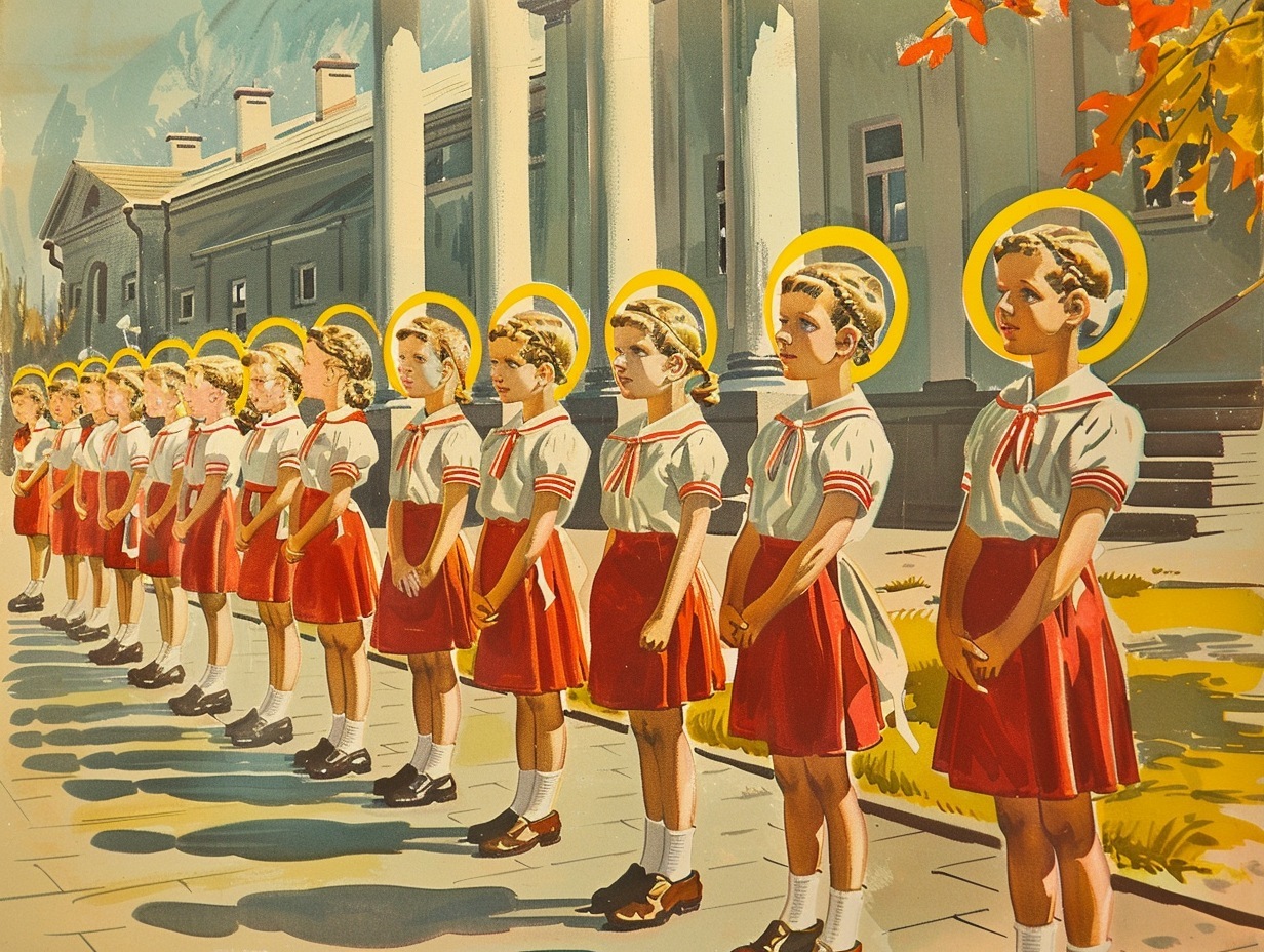 Пионерская линейка — Никита Мазанов, Нимбы