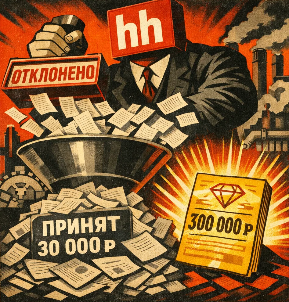 Воронка найма и hh