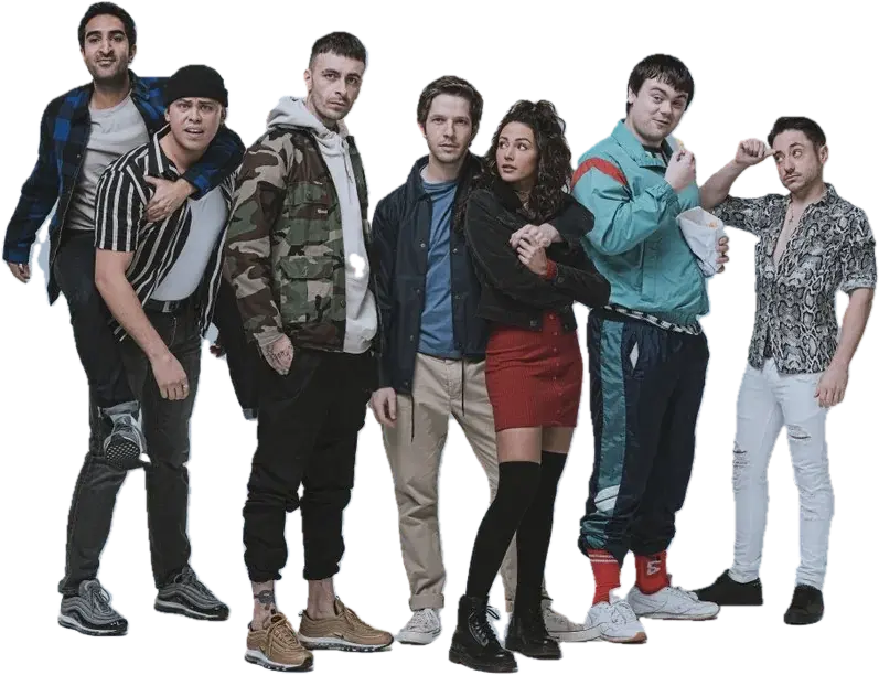 Банда из сериала «Голяк»