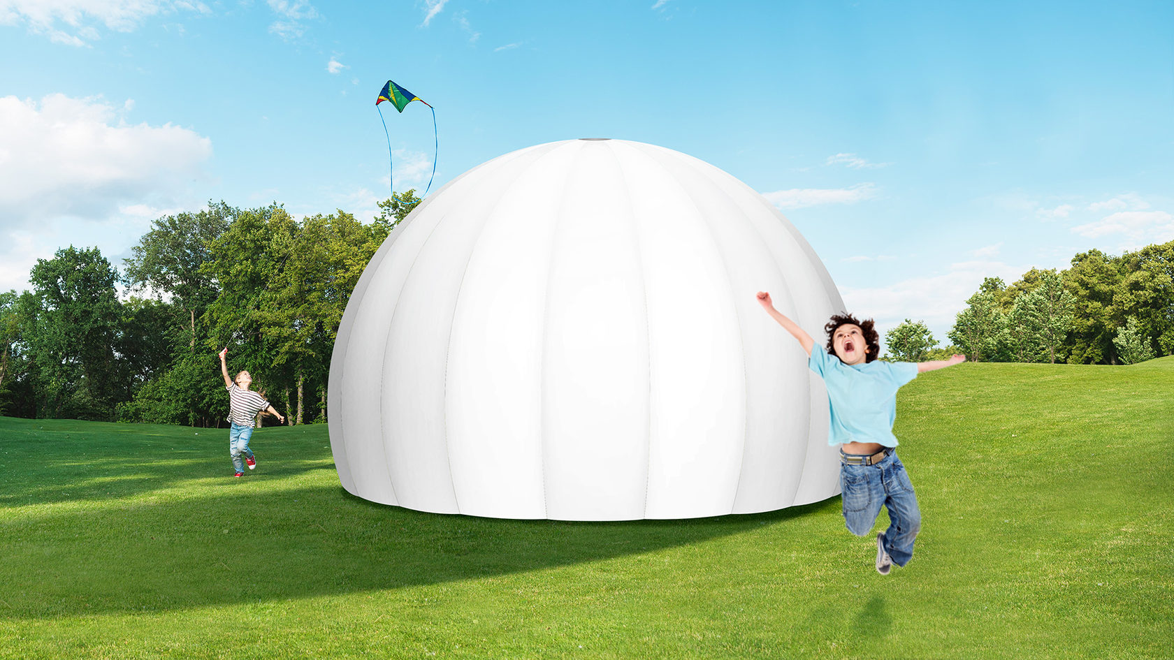 inflatable dome rocker