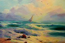 картина глупцы на дереве и девушка-весна