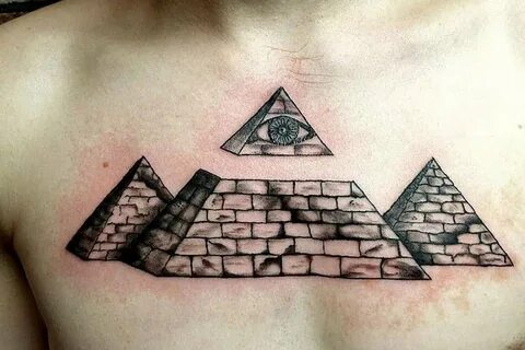 Татуировки пирамиды, подборка и объяснение их значения | Tatuantes