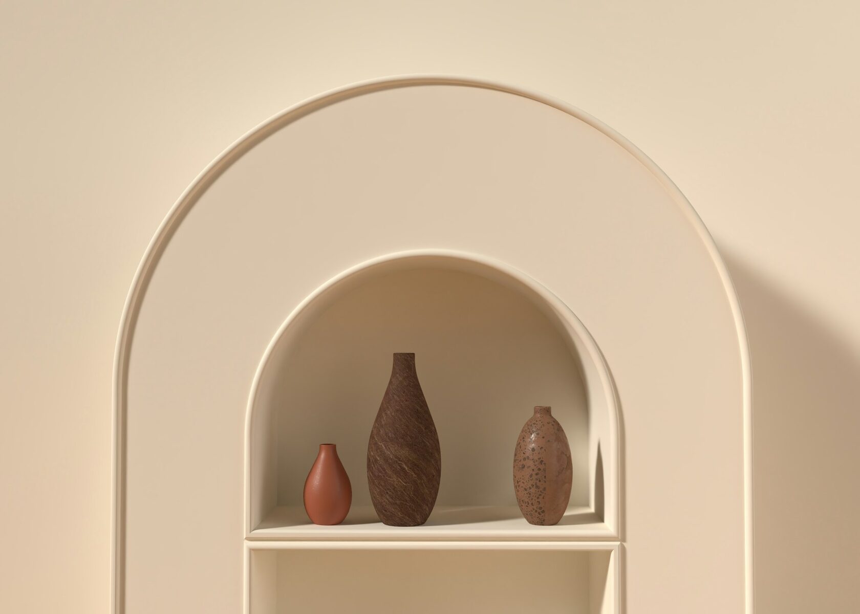 Minimalist ceramic decor