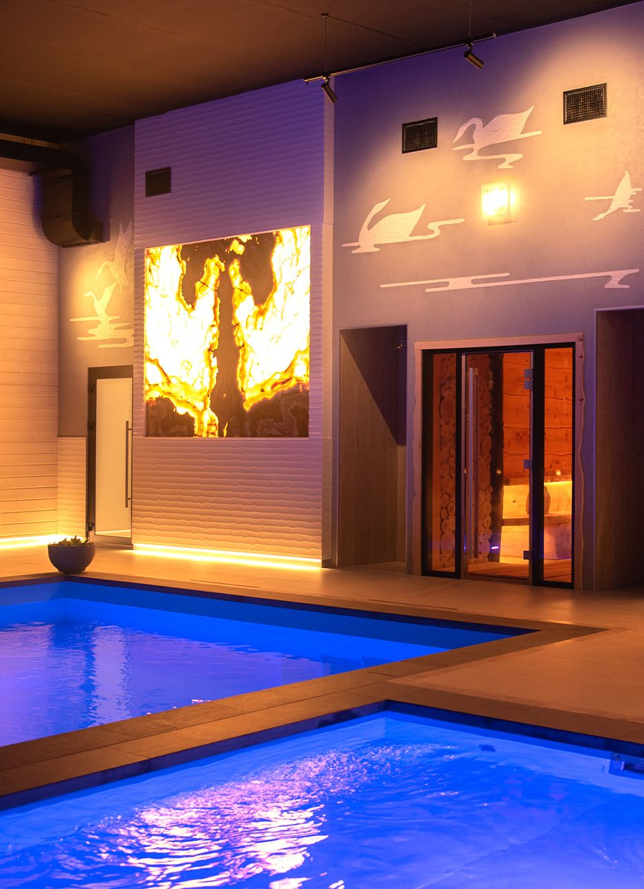 Ванны в термальном комплексе