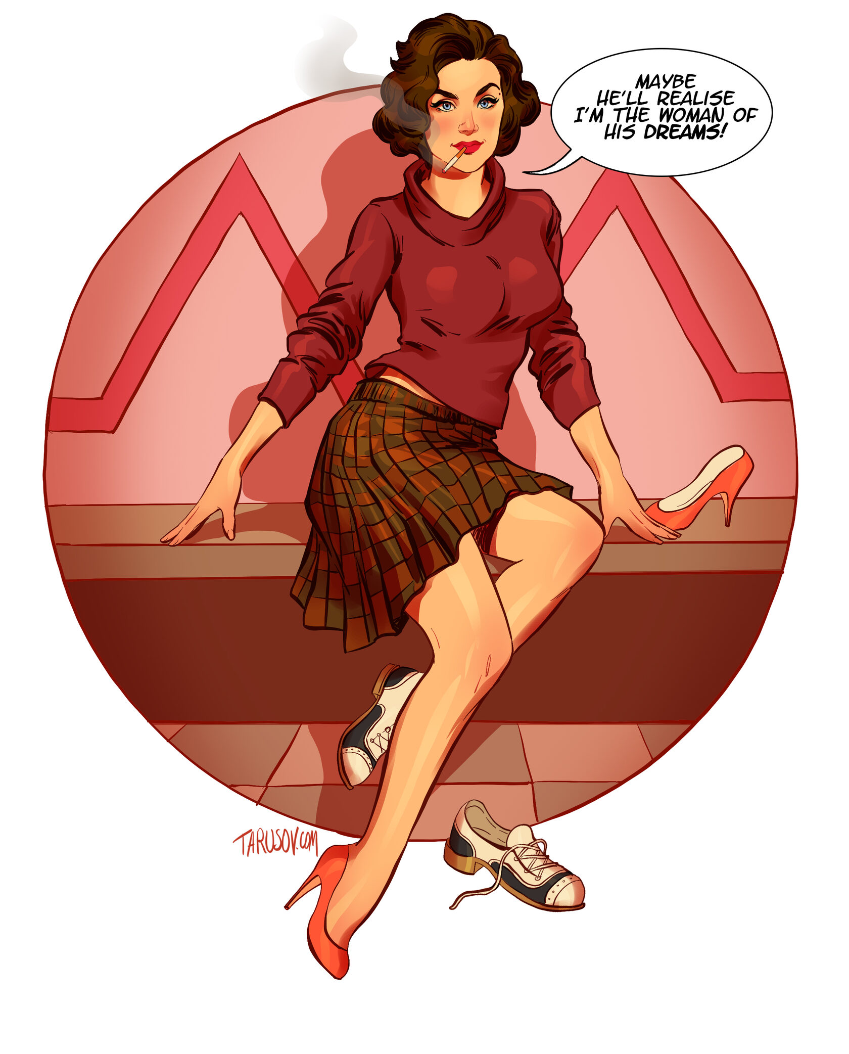 TWIN PEAKS PIN-UP | Andrew Tarusov