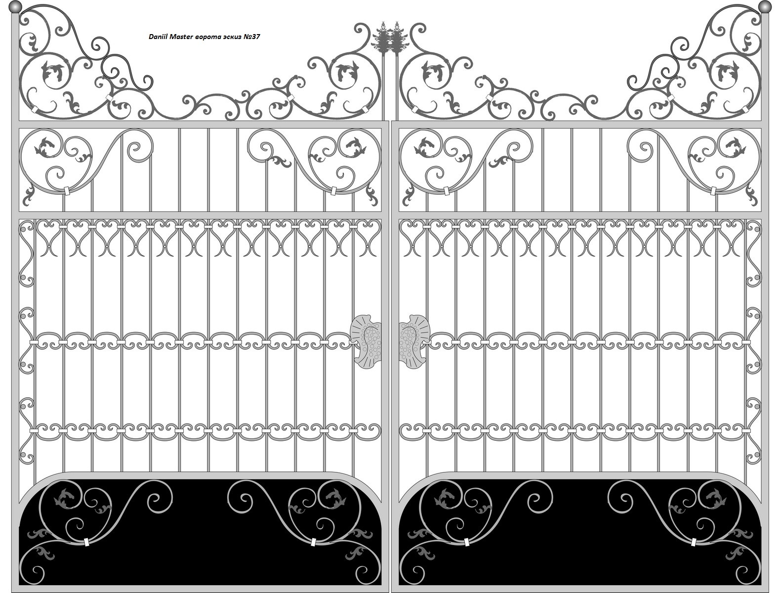 М. Арочные ворота кованые. Ковка узоров ворота. Рисунки кованых ворот. Кованые ворота эскизы.