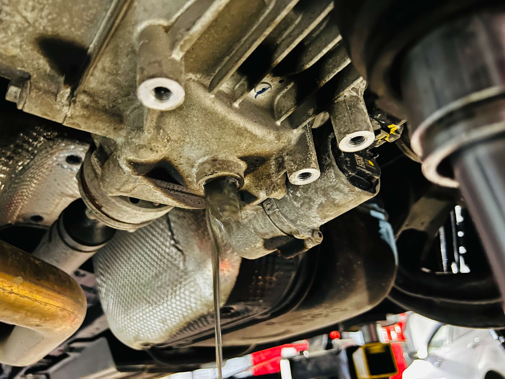 Слив масла с муфты Haldex Haval F7