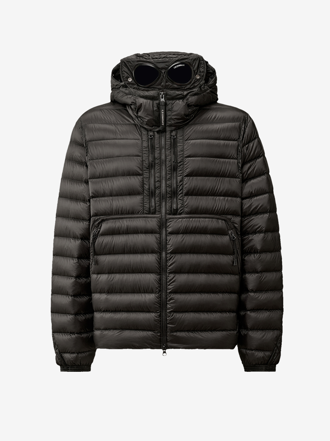 C.P. Company D.D. Shell Goggle Down Jacket Black